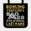 Bowling Tote Official Bowling Merch