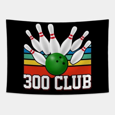 Bowling 300 Club Tapestry Official Bowling Merch