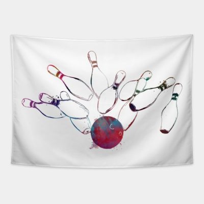 Bowling Sport Art Bowling Sport Tapestry Official Bowling Merch