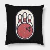 Bowling Throw Pillow Official Bowling Merch