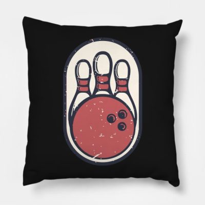 Bowling Throw Pillow Official Bowling Merch