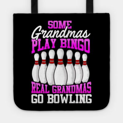 Funny Bowling T Shirt Women Grandma Gift Tote Official Bowling Merch