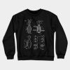 Bowling Pin Vintage Patent Hand Drawing Crewneck Sweatshirt Official Bowling Merch