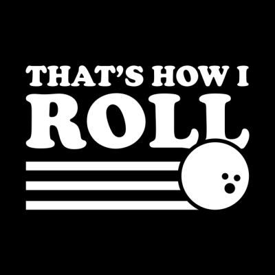 Bowling Thats How I Roll Bowling Lover Throw Pillow Official Bowling Merch