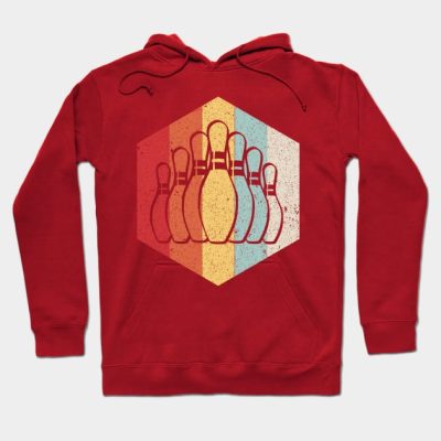 Retro Hexagon Bowling Hoodie Official Bowling Merch