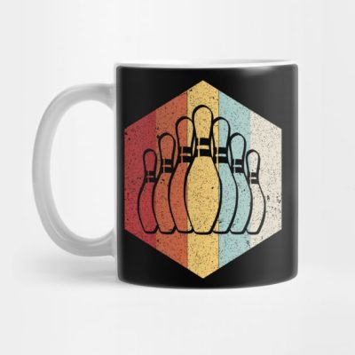 Retro Hexagon Bowling Mug Official Bowling Merch