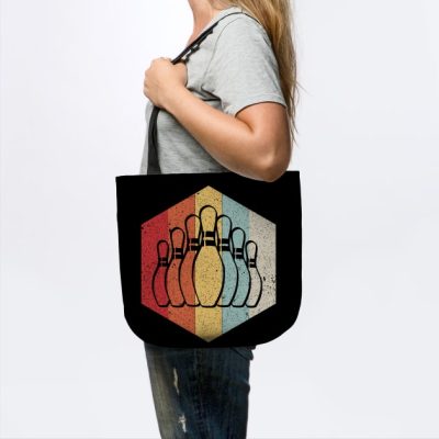 Retro Hexagon Bowling Tote Official Bowling Merch