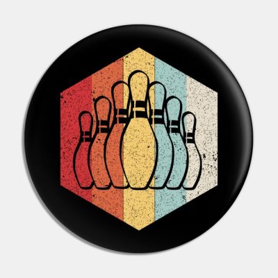 Retro Hexagon Bowling Pin Official Bowling Merch