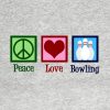 Peace Love Bowling T-Shirt Official Bowling Merch