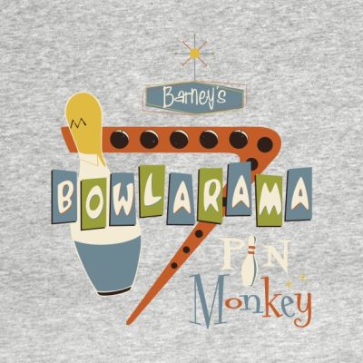 Barneys Bowlerama Crewneck Sweatshirt Official Bowling Merch