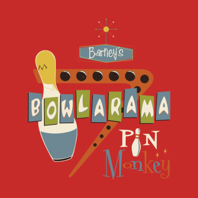 Barneys Bowlerama T-Shirt Official Bowling Merch