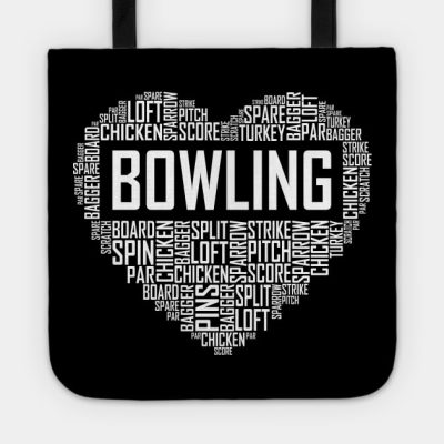 Bowling Heart Tote Official Bowling Merch