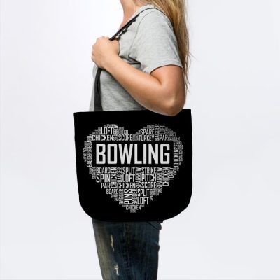 Bowling Heart Tote Official Bowling Merch