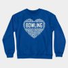 Bowling Heart Crewneck Sweatshirt Official Bowling Merch