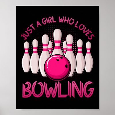 bowling gift for girls women bowling game bowlers poster r85dee3f60e5f4cfd8a62e72544bd7296 wva 8byvr 1000 - Bowling Gifts