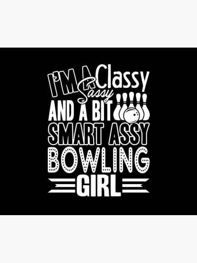 Bowling - Sassy Bowling Girl Tapestry Official Bowling Merch