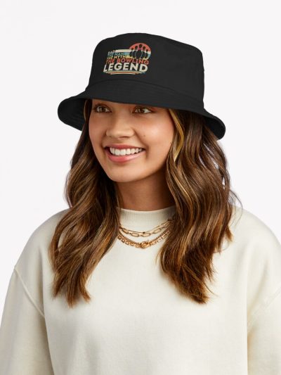 Bowling Legend Dad - Bowling Lover Dad - Bowling Father Bucket Hat Official Bowling Merch