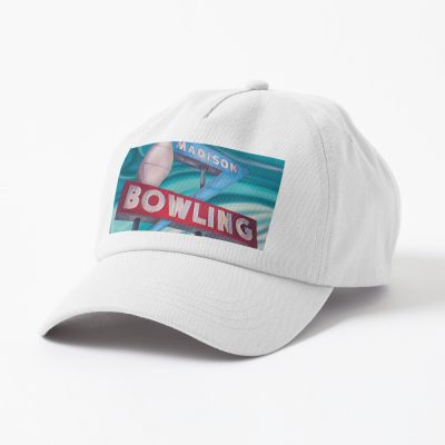 Historic Madison Bowling Alley Sign Cap Official Bowling Merch