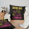 Bowling Coach Throw Pillow Official Bowling Merch