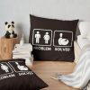 Bowling Problem Solved, Funny Bowling, Bowling Throw Pillow Official Bowling Merch