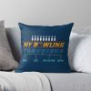 My Bowling Technique - Funny Bowling Gift Throw Pillow Official Bowling Merch