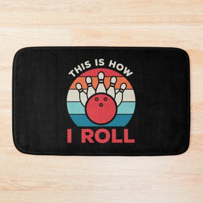 Funny Bowling Bath Mat Official Bowling Merch