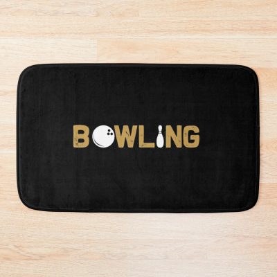 Bowling Design Bath Mat Official Bowling Merch