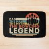 Bowling Legend Dad - Bowling Lover Dad - Bowling Father Bath Mat Official Bowling Merch