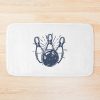 Simple Bowling Art Bath Mat Official Bowling Merch