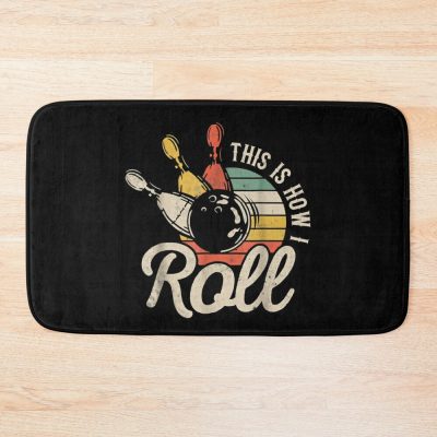 Retro Bowling Bath Mat Official Bowling Merch