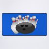 Bowling Ball With Pins Mouse Pad Official Bowling Merch