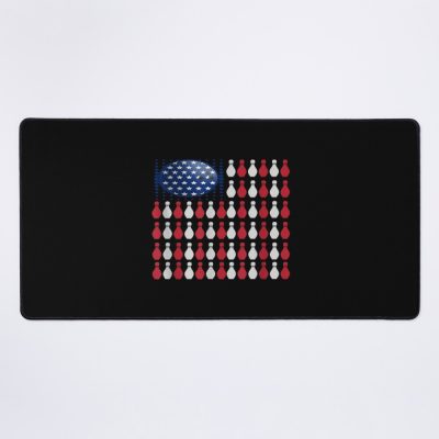 Bowling American Flag Mouse Pad Official Bowling Merch