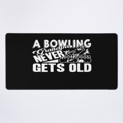 Bowling - A Bowling Grandpa Never Gets Old Mouse Pad Official Bowling Merch