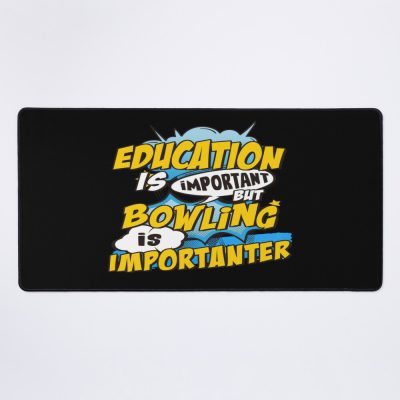 Bowling Is Important Mouse Pad Official Bowling Merch