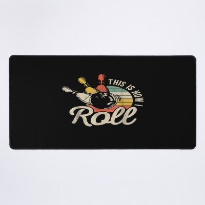 Retro Bowling Mouse Pad Official Bowling Merch