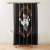 Spooky Strikes And Gutter Ghouls Bowling Halloween Skelton Ball Pins Shower Curtain Official Bowling Merch