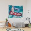 Historic Madison Bowling Alley Sign Tapestry Official Bowling Merch