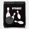 black drawstring bag with bowling pins and ball rc659352c9cb543d186853a257d392bd1 zffcx 1000 - Bowling Gifts