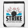 custom text bowling strike drawstring bag r5834bd10fff64e4a9dc557a50b0dfb2a zffcx 1000 - Bowling Gifts