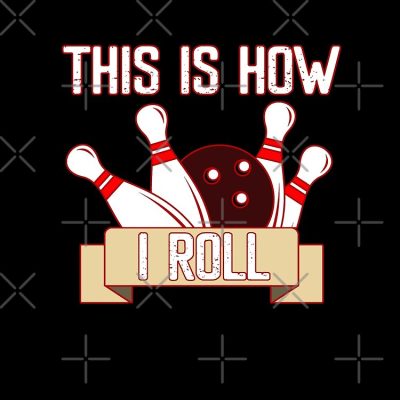 Cool Funny This Is How I Roll Retro Funny Bowling Tote Bag Official Cow Anime Merch