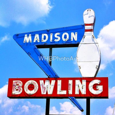 Vintage Neon Bowl Sign With Bowling Pin Tote Bag Official Cow Anime Merch