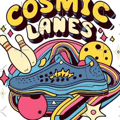 Cosmic Lanes Bowling Tote Bag Official Cow Anime Merch