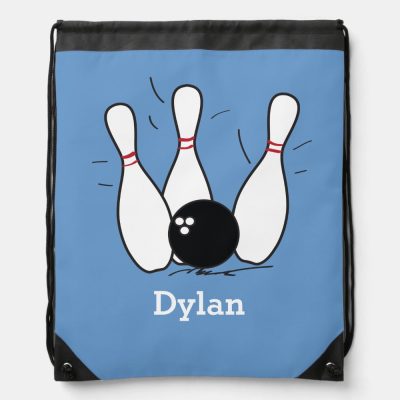 kids bowling drawstring backpack r41f1d46ece814b3b851a21c729b5b8d6 zffcx 1000 - Bowling Gifts