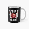 Funny Bowling Gift Split Happens Mug Official Cow Anime Merch