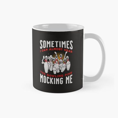 Funny Novelty Almost Hear Pins Mocking Me Ten Pin Bowling Mug Official Cow Anime Merch