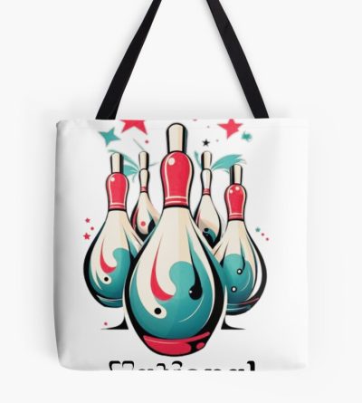 Bowling Pins And Ball National Graphic Tote Bag Official Cow Anime Merch