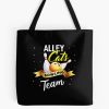 Womens Alley Cat Bowling  Funny Bowler Bowling Tote Bag Official Cow Anime Merch