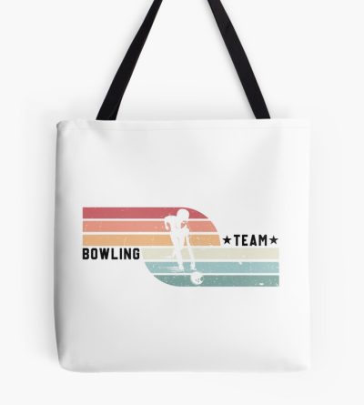 Bowler Bowling Team Sport Retro Vintage Gift Idea Tote Bag Official Cow Anime Merch