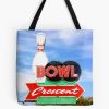 Vintage Neon Bowl Sign With Bowling Pin Tote Bag Official Cow Anime Merch