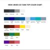 tank top color chart - Bowling Gifts